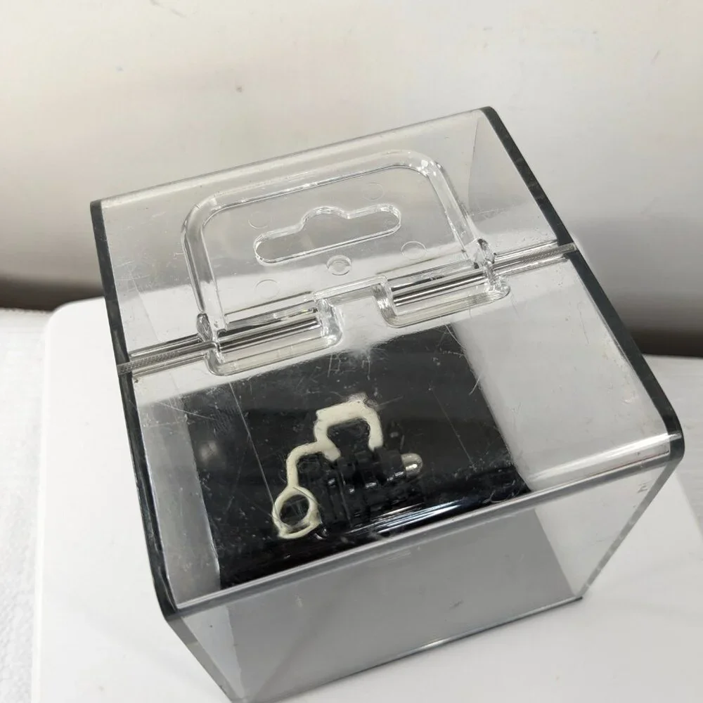 GoPro clear plastic‎ case box cube display retail container black base acrylic - Picture 2 of 11